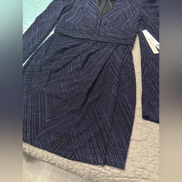 Aqua mini dress. Size small. Color black/navy. Brand new with tags. - Picture 2 of 6